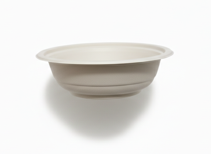 12 or 16 Oz Bowls Compartment Compostable Cornstarch, Biodegradable, Eco-Friendly, Heavy-Duty Disposable Bowls (Pack of 500)
