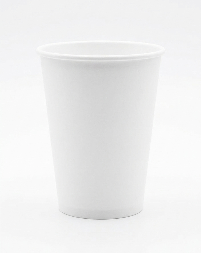 6 Oz or 12 Oz Single Wall Paper Cups – Disposable Beverage Cups (Hot or Cold) - 500 Pack
