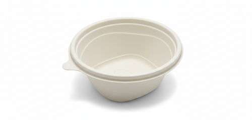 12 or 16 Oz Bowls Compartment Compostable Cornstarch, Biodegradable, Eco-Friendly, Heavy-Duty Disposable Bowls (Pack of 500)