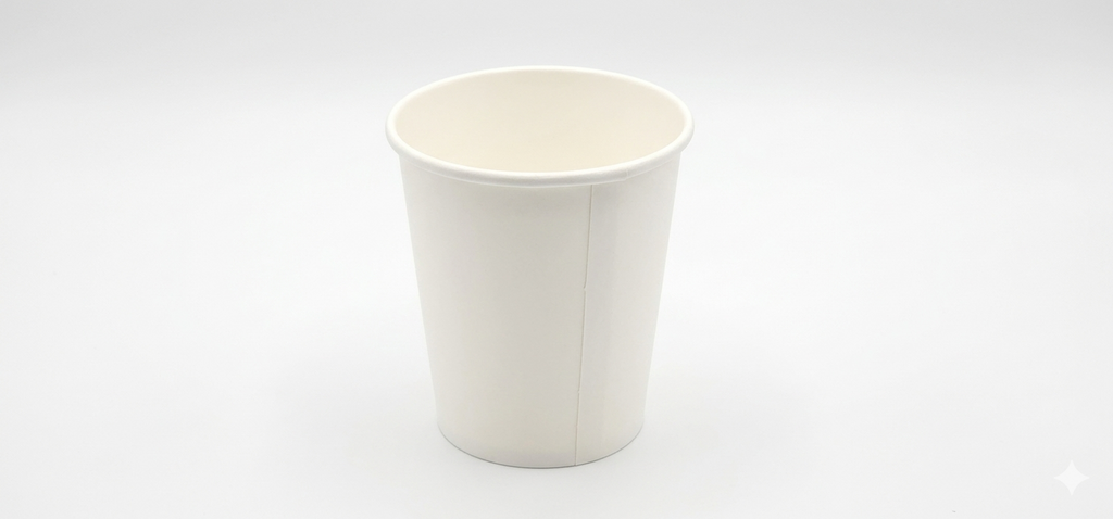 6 Oz or 12 Oz Single Wall Paper Cups – Disposable Beverage Cups (Hot or Cold) - 500 Pack