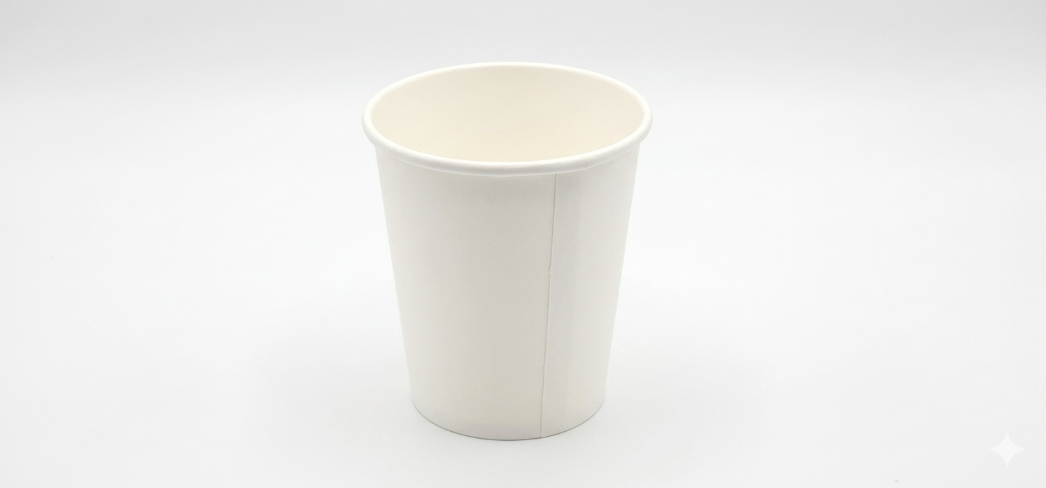 6 Oz or 12 Oz Single Wall Paper Cups – Disposable Beverage Cups (Hot or Cold) - 500 Pack