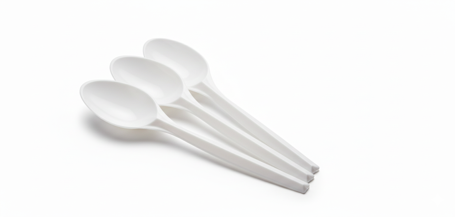 Spoons, Forks & Knives - Sustainable Cornstarch Cutlery Collection - (2000 Pack)