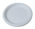 Round Plates Compostable Sugarcane Bagasse Plates – Biodegradable, Eco-Friendly, Heavy-Duty Disposable Plates (500 Pack)